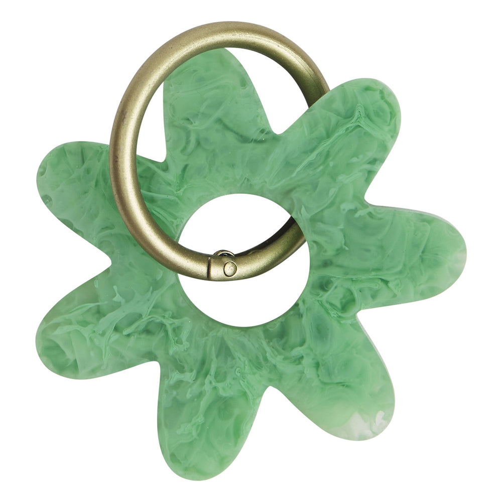 Whitney Key Ring- Emerald