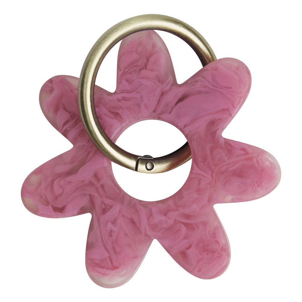 Whitney Key Ring- Fuschia