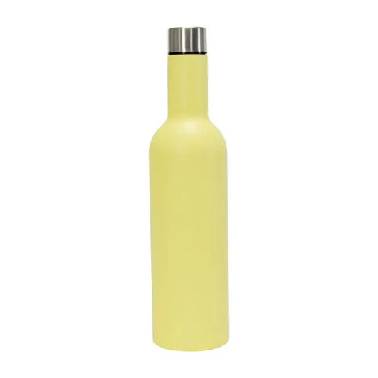 Double Walled Stainless Steel Wine Bottle - Gelato Lemon