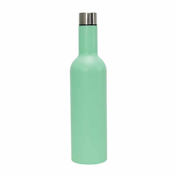 Double Walled Stainless Steel Wine Bottle - Gelato Mint