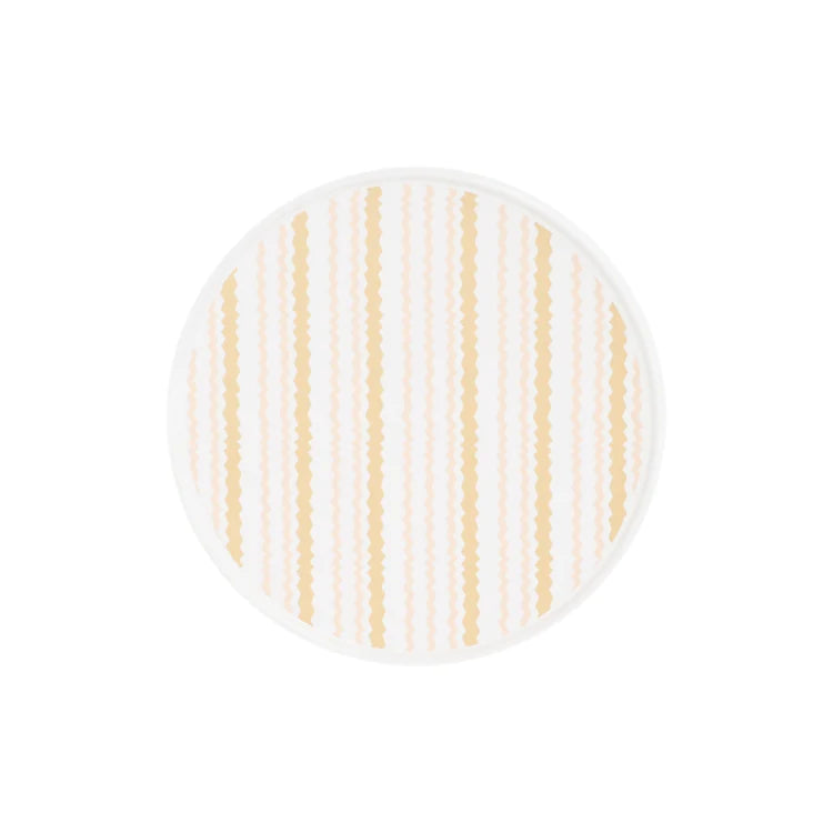 ZigZag Dining Plate - Brown
