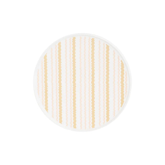 ZigZag Dining Plate - Brown