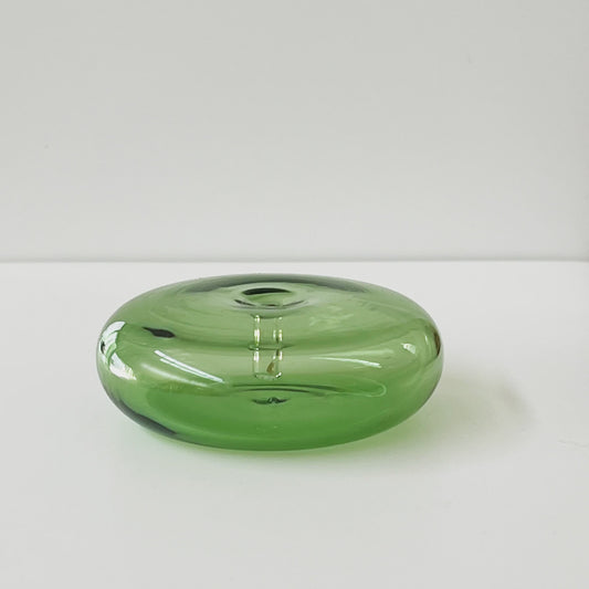 Glass Vessel Incense Holder- Green