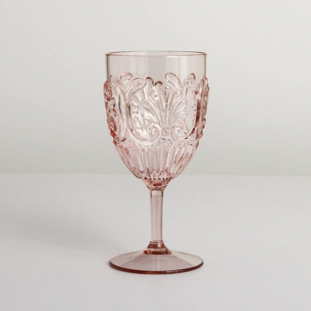 Flemington Acrylic Wine Glass - Pale Pink