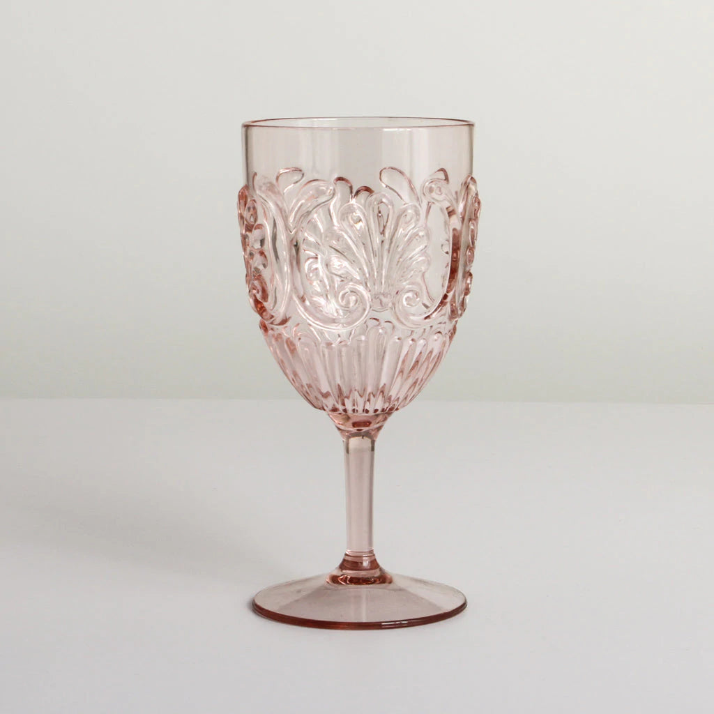 Flemington Acrylic Wine Glass Pale Pink