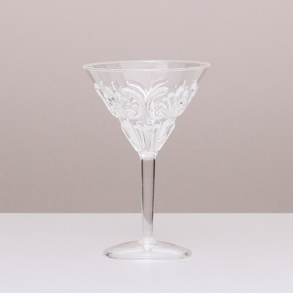 Flemington Acrylic Martini Glass - Clear