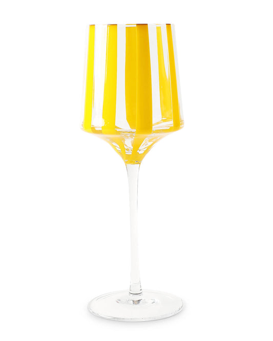 Golden Stripe Vino Glass 2P Set One Size