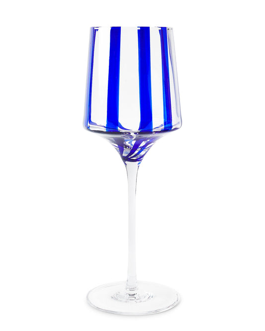Mykonos Stripe Vino Glass 2P Set One Size