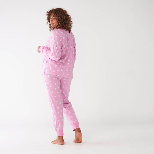 Spots Lilac Slouch Pyjama Pants
