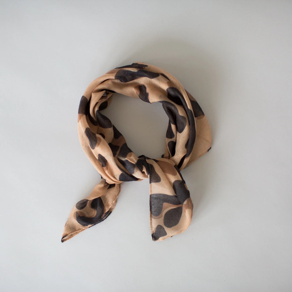 Wild Mini Scarf - Camel
