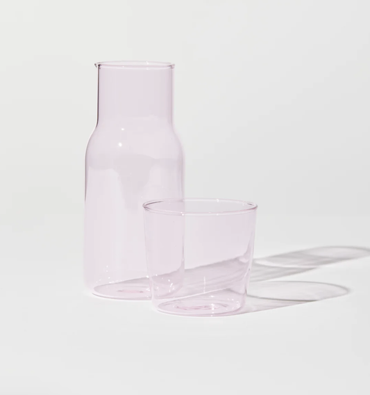 Carafe and Cup Set in Pink