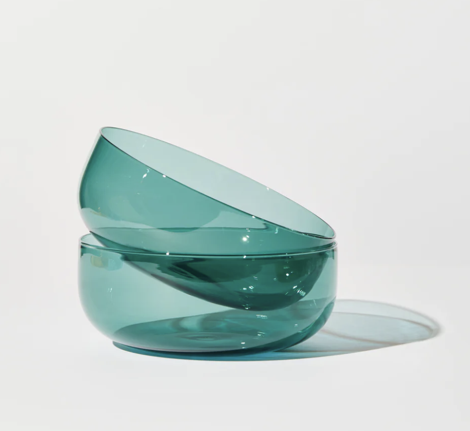 Abracadabra Set of 2 Bowls in Teal