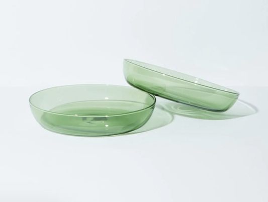 Abracadabra Set of 2 Plates in Green