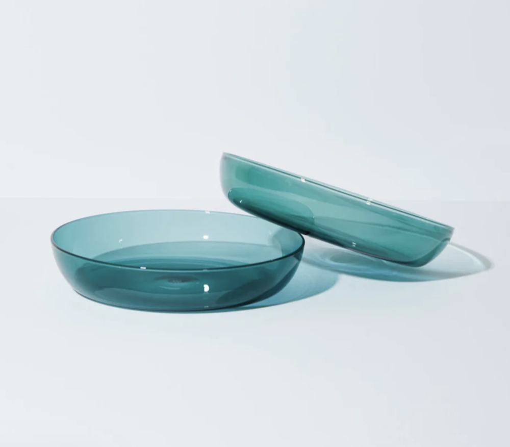 Abracadabra Set of 2 Plates in Teal