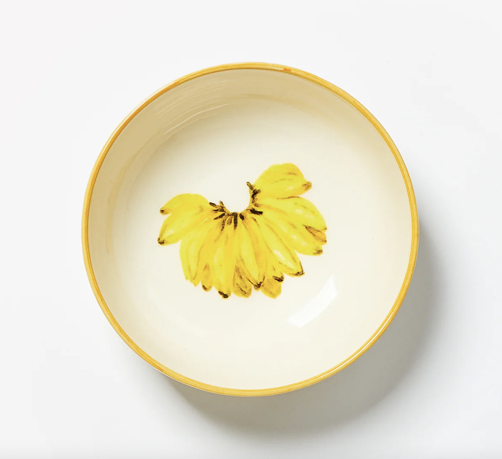 Banana Yellow Salad Bowl Medium