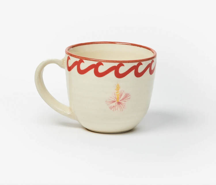 Hibiscus Red Mug