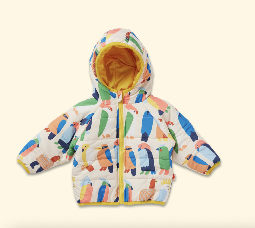 Flamin' Galahs Kids Puffer Jacket