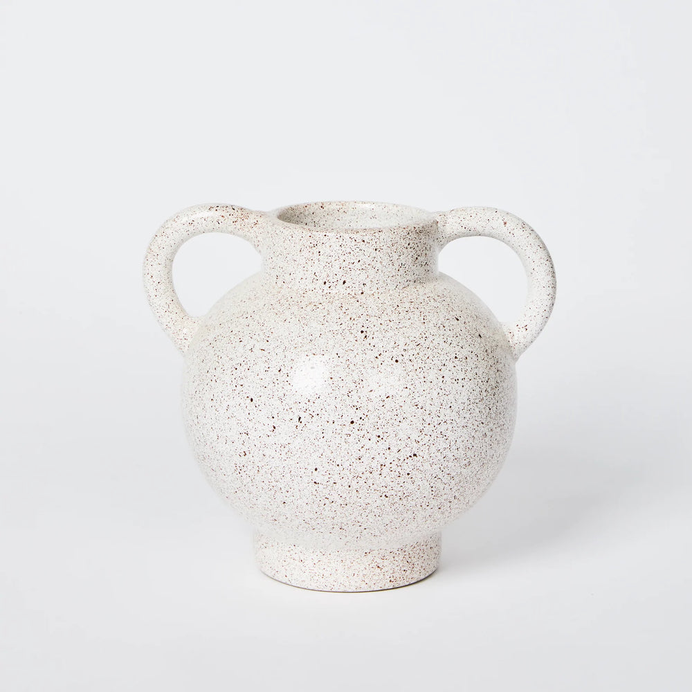 Speckle Chocolate Short Vase