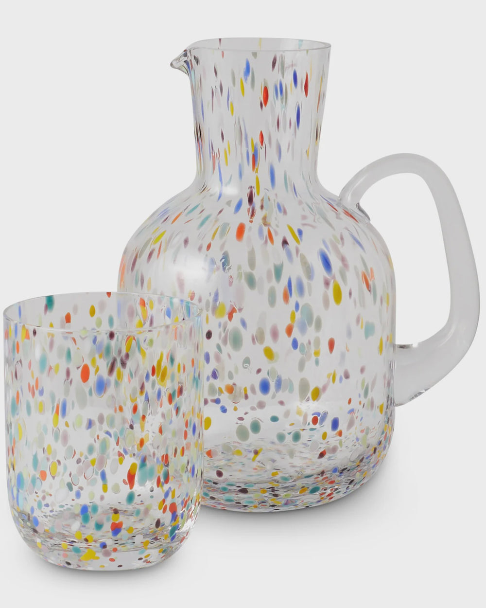 Party Speckle Carafe & Glass