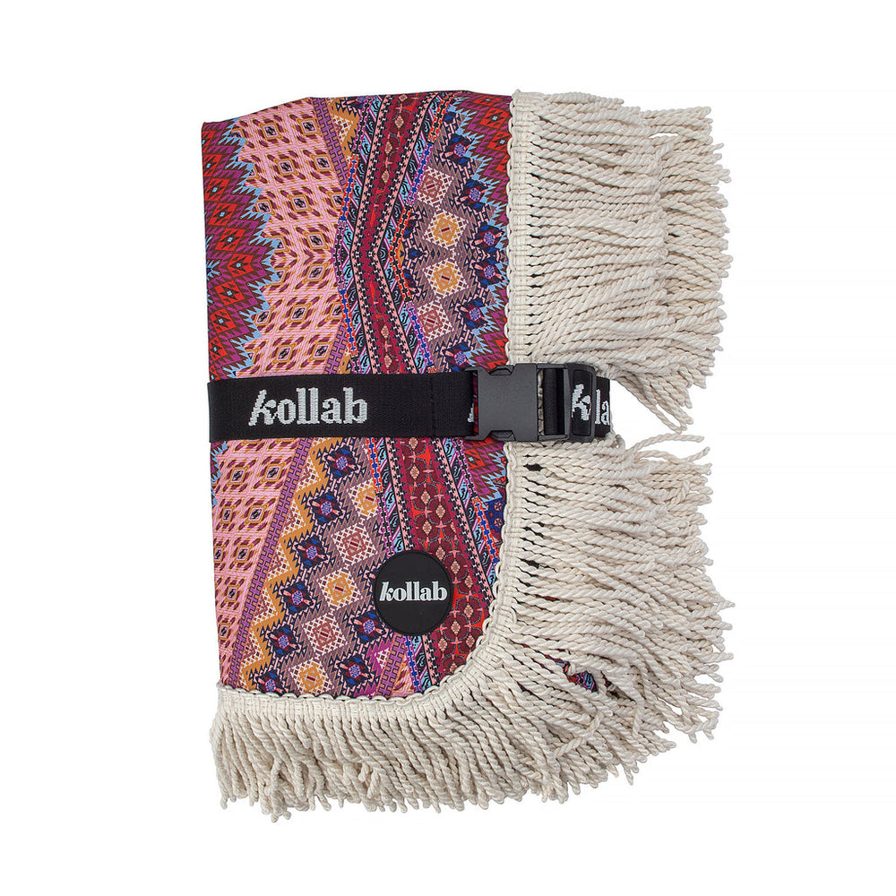 Holiday Fringed Picnic Mat  1.45x1.45 Zanzibar