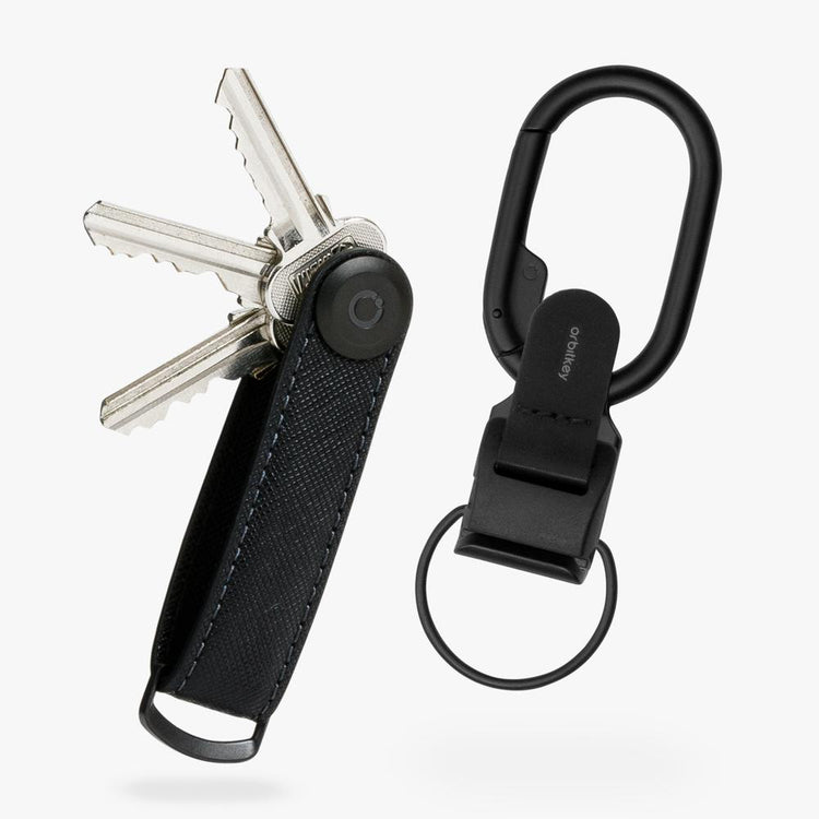 Key Organiser & Clip Bundle- Black