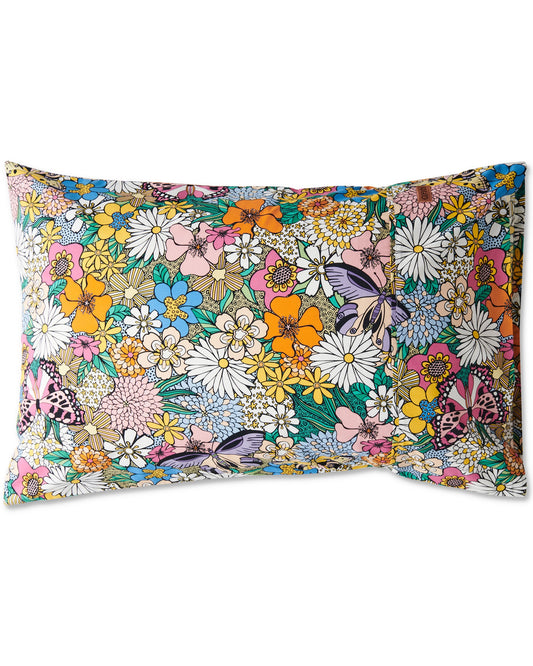 Bliss Floral Organic Cotton Pillowcase 1P Single