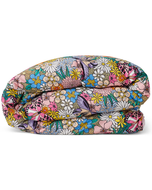 Bliss Floral Organic Cotton Quilt Cover Single