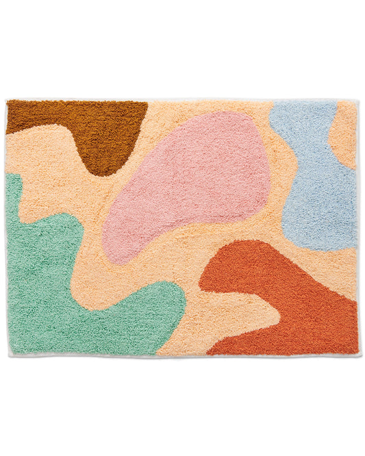 Islands In The Stream Apricot Bath Mat One Size