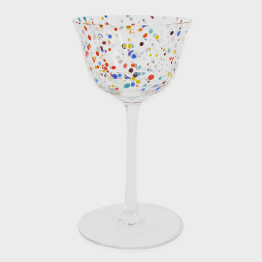 Party Speckle Coupe Glass (set of 2)