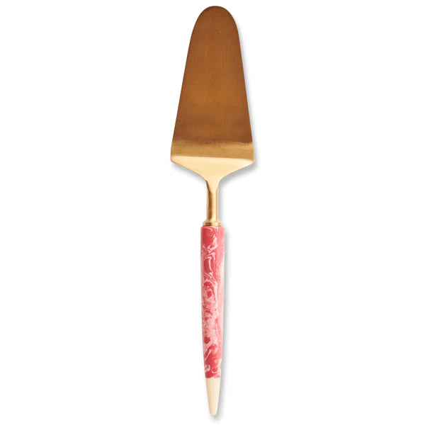 Pink Marble Cake Server