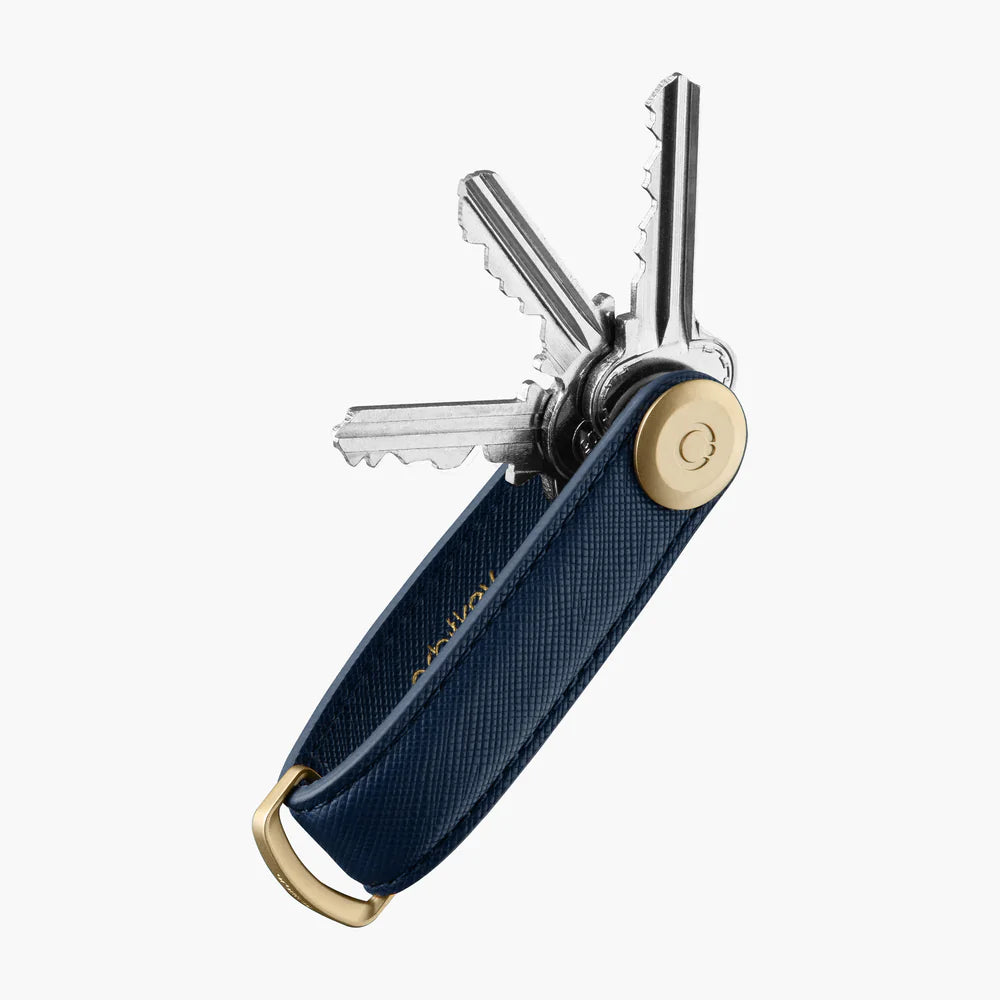 Key Organiser Saffiano Leather - Oxford Navy