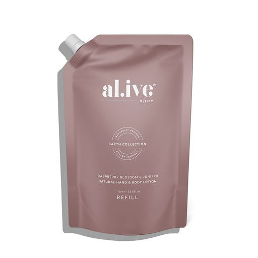 1 LTR LOTION REFILL - RASPBERRY BLOSSOM & JUNIPER