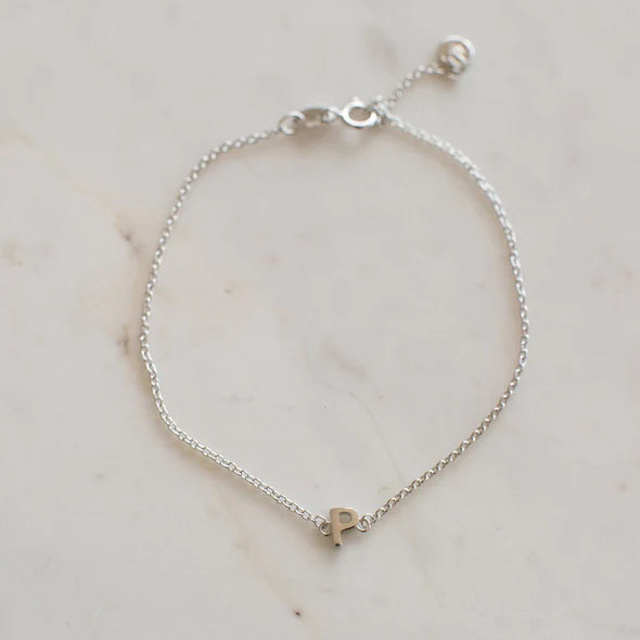 Little Letter Bracelet - Silver